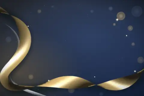 Golden Satin Ribbon
