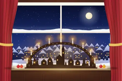 Candle Arch Window
