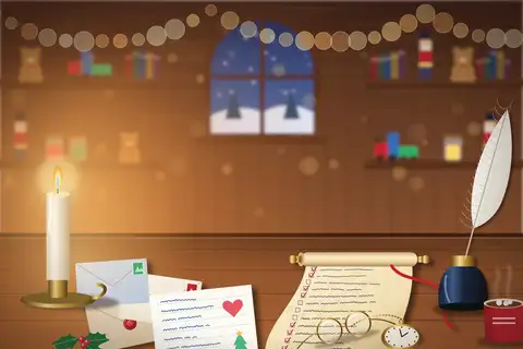 Santa's Wish List Desk