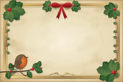 Victorian Christmas Postcard